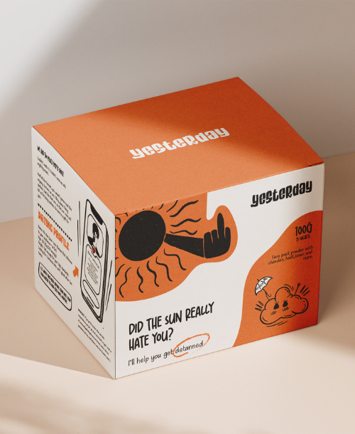 An Image Containing The Mockup Of Yesterday's Detan Face Pack