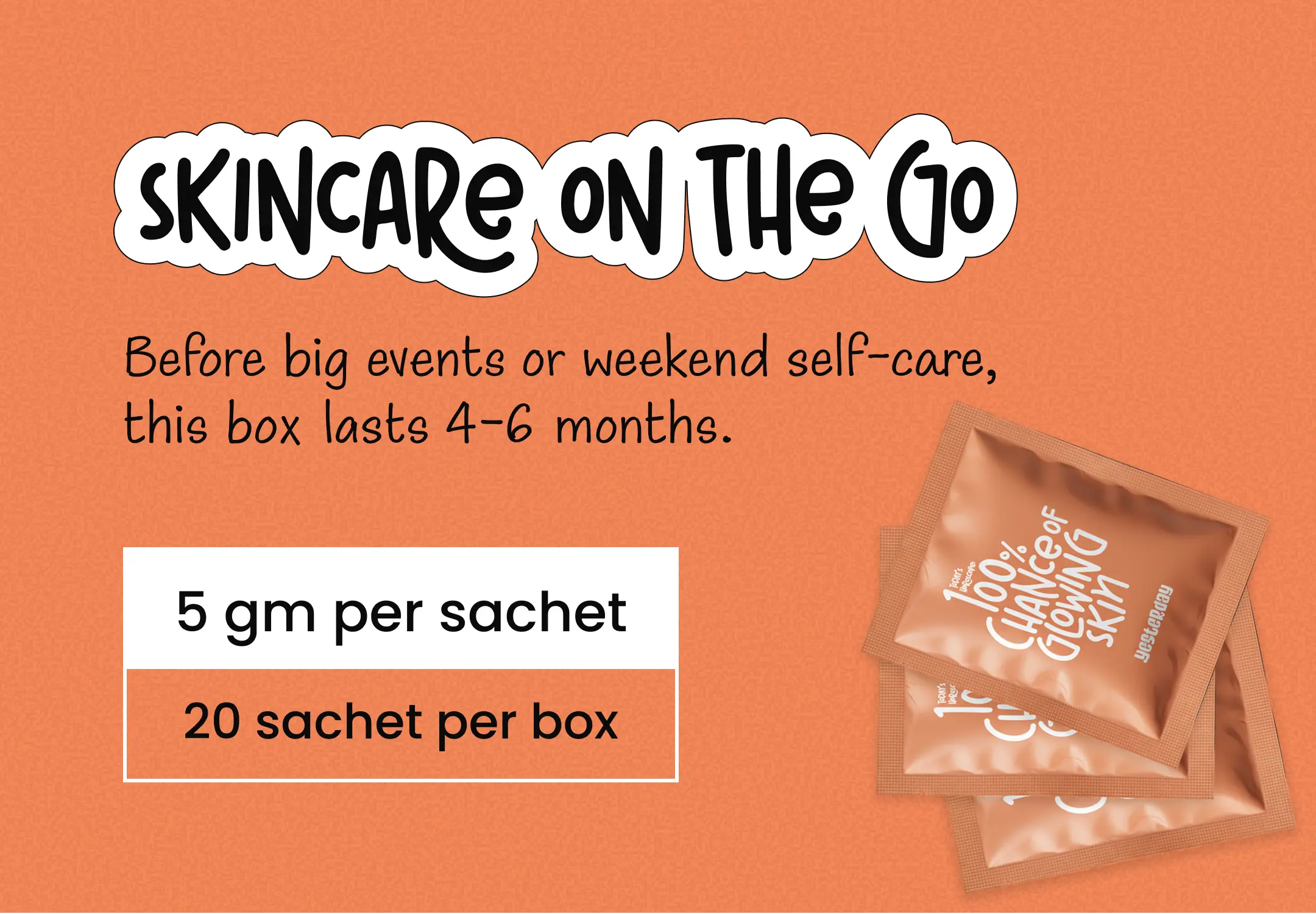 An Image Showing When To Use Detan Face Pack and How Much The Box Lasts